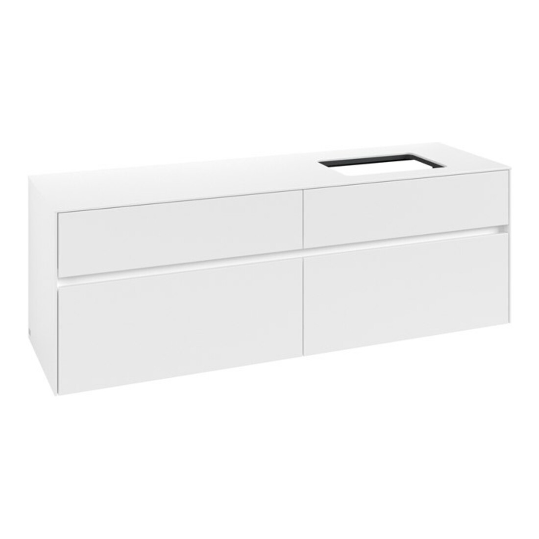 V&B Meuble sous-lavabo Collaro 160x54,8x50cm, LV droite, blanc mat