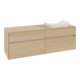 V&B Meuble sous-lavabo Collaro 160x54,8x50cm, LV droite, chêne nordique-3