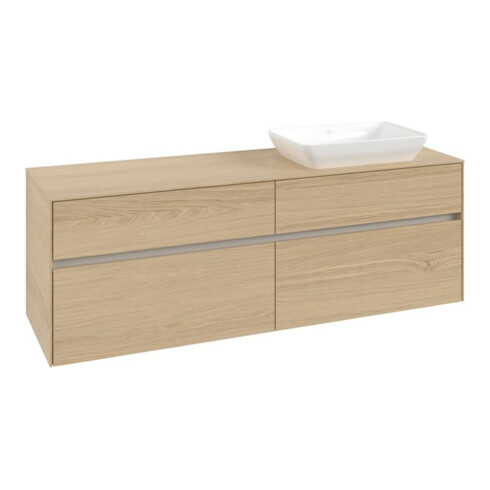 V&B Meuble sous-lavabo Collaro 160x54,8x50cm, LV droite, chêne nordique