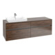 V&B Meuble sous-lavabo Collaro 160x54,8x50cm, LV gauche, chêne Arizona-1