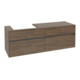 V&B Meuble sous-lavabo Collaro 160x54,8x50cm, LV gauche, chêne Arizona-3