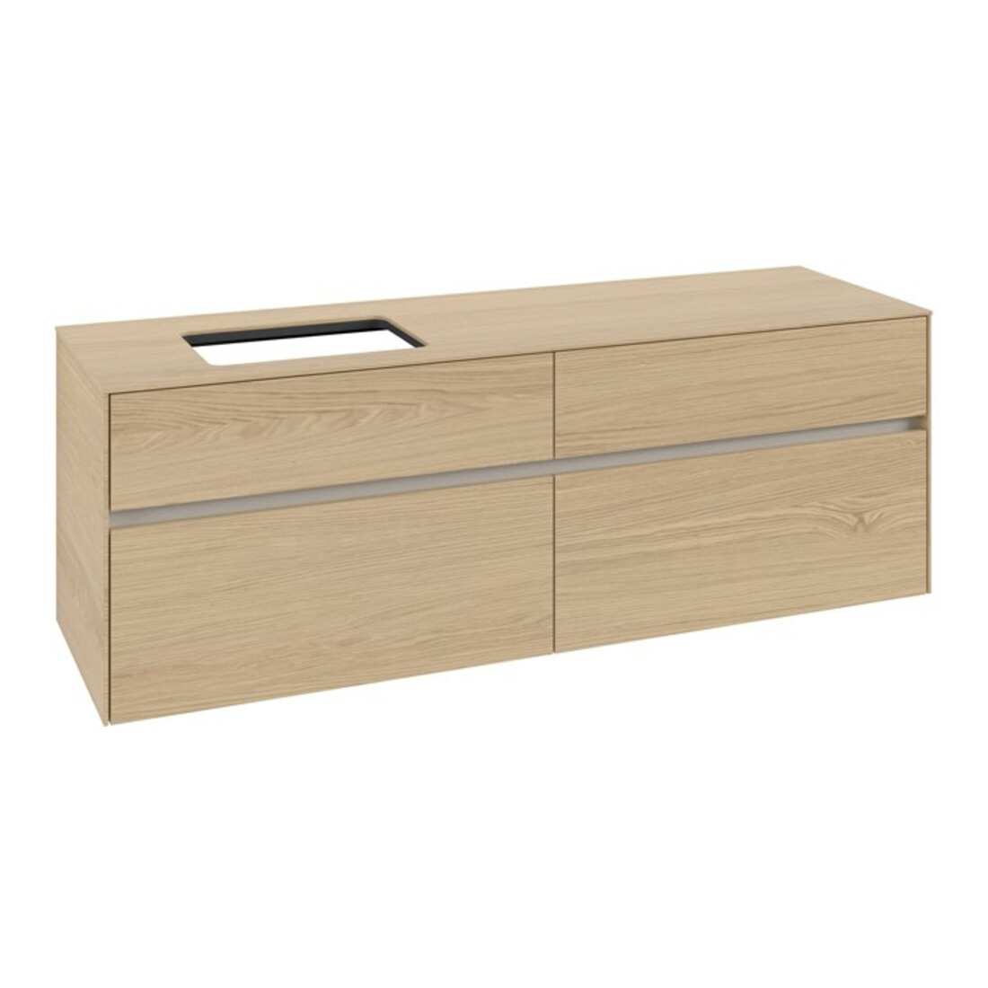 V&B Meuble sous-lavabo Collaro 160x54,8x50cm, LV gauche, chêne nordique