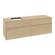 V&B Meuble sous lavabo Collaro 160x54,8x50cm, LV gauche, chêne nordique