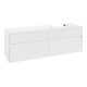 V&B Meuble sous lavabo Collaro 160x54,8x50cm, vasque droite, blanc mat-3