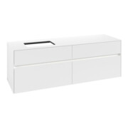 V&B Meuble sous-lavabo Collaro 160x54,8x50cm, WT l, LED 12W, blanc mat-4