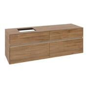 V&B Meuble sous lavabo Collaro 160x54,8x50cm, WT l, LED 12W, Kan Oa-3