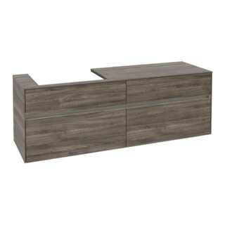 V&B Meuble sous-lavabo Collaro 160x54,8x50cm, WT l, LED 12W, st. Oa
