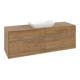 V&B Meuble sous-lavabo Collaro 160x54,8x50cm, WT mi, LED 12W, Kan Oa