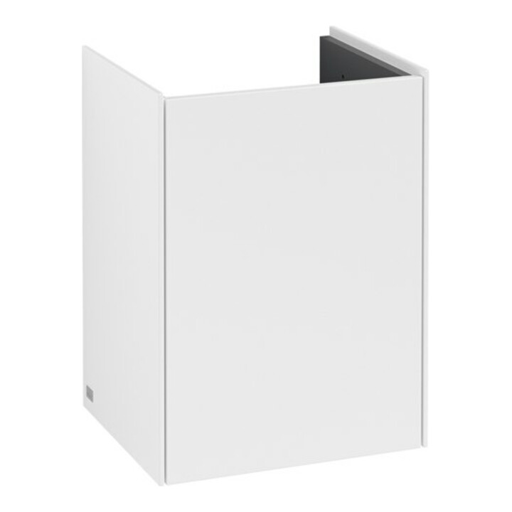 V&B Meuble sous lavabo Collaro 41x54,6x34,4cm, avec WT, raccord gauche, blanc mat
