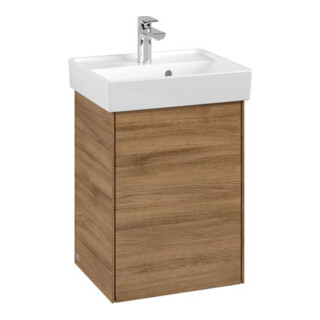 V&B Meuble sous-lavabo Collaro 41x54,6x34,4cm, évier milieu, raccord droite, sans robinet