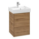 V&B Meuble sous-lavabo Collaro 41x54,6x34,4cm, évier milieu, raccord droite, sans robinet-1