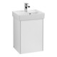 V&B Meuble sous-lavabo Collaro 41x54,6x34,4cm, vasque intégrée, raccord droite, blanc mat-3
