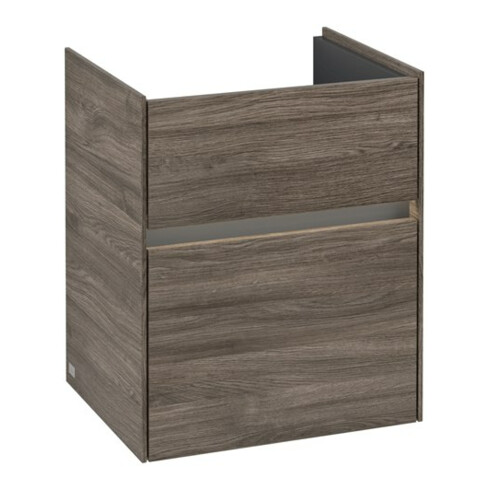 V&B Meuble sous lavabo Collaro 46x54,6x37,4cm, WT mi, LED, st. Oa