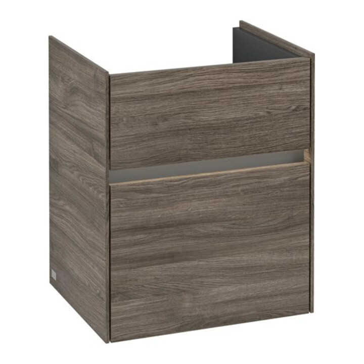 V&B Meuble sous lavabo Collaro 46x54,6x37,4cm, WT mi, LED, st. Oa