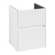 V&B Meuble sous lavabo Collaro 47,2x61x40,4 cm, évier centré, blanc mat-1