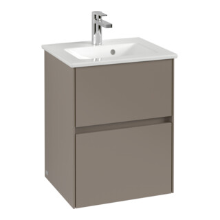 V&B Meuble sous lavabo Collaro 47,2x61x40,4cm, vasque centrale, graphite