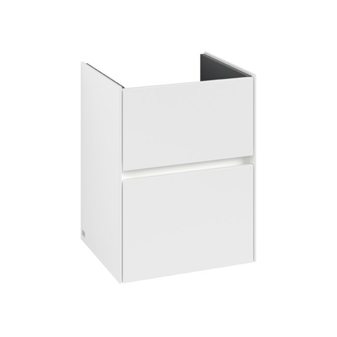 V&B Meuble sous lavabo Collaro 47,2x61x40,4cm, WT mi, LED 3,1W, blanc mat