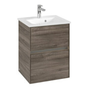 V&B Meuble sous lavabo Collaro 47,2x61x40,4cm, WT mi, LED 3,1W, st. Oa