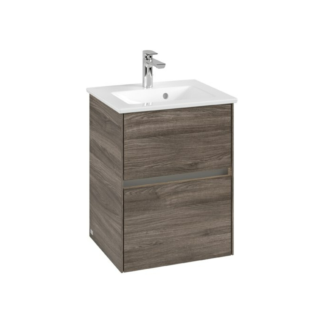 V&B Meuble sous lavabo Collaro 47,2x61x40,4cm, WT mi, LED 3,1W, st. Oa