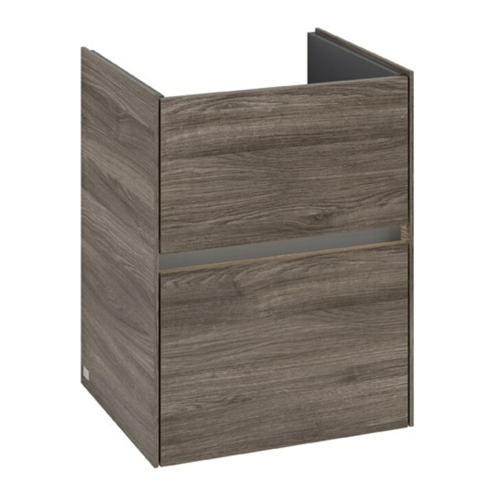 V&B Meuble sous lavabo Collaro 47,2x61x40,4cm, WT mi, LED 3,1W, st. Oa