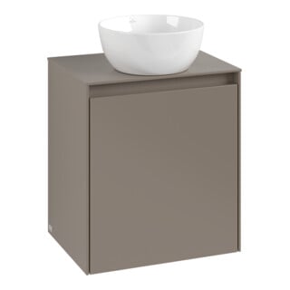 V&B Meuble sous lavabo Collaro 50x54,8x38cm, vasque centrale, graphite