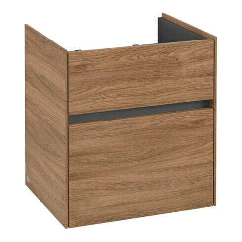 V&B Meuble sous lavabo Collaro 51x54,6x41,4cm, EV central, chêne Kansas