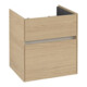 V&B Meuble sous lavabo Collaro 51x54,6x41,4cm, vasque centrale, chêne nordique-1