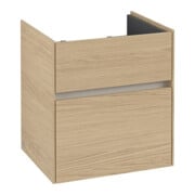 V&B Meuble sous lavabo Collaro 51x54,6x41,4cm, vasque centrale, chêne nordique