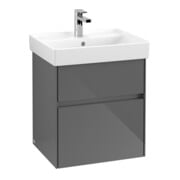 V&B Meuble sous-lavabo Collaro 51x54,6x41,4cm, WT mi, LED, glo Gr-4