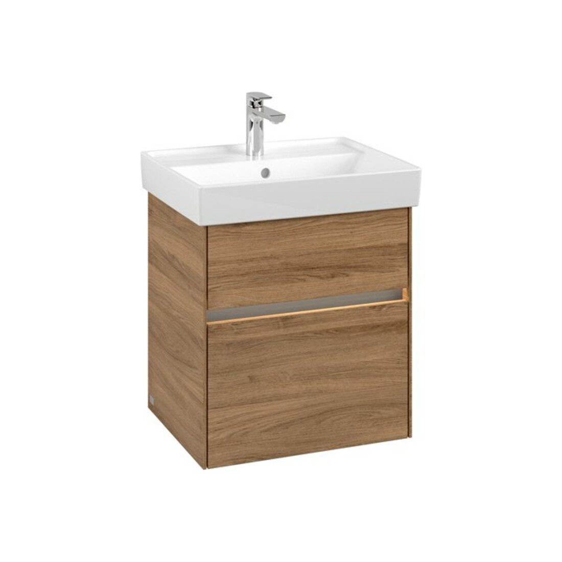 V&B Meuble sous-lavabo Collaro 51x54,6x41,4cm, WT mi, LED, Kan Oa