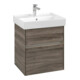V&B Meuble sous lavabo Collaro 51x54,6x41,4cm, WT mi, LED, st. Oa-3