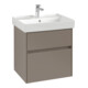 V&B Meuble sous lavabo Collaro 55,4x54,6x44,4 cm, WT mi, éclairage LED, Taupe-1
