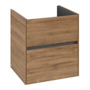V&B Meuble sous lavabo Collaro 56,1x61x48 cm, vasque centrale, chêne Kansas