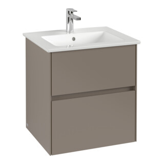 V&B Meuble sous-lavabo Collaro 56,1x61x48 cm, vasque centrale, graphite