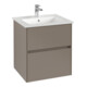 V&B Meuble sous-lavabo Collaro 56,1x61x48 cm, vasque centrale, graphite-1