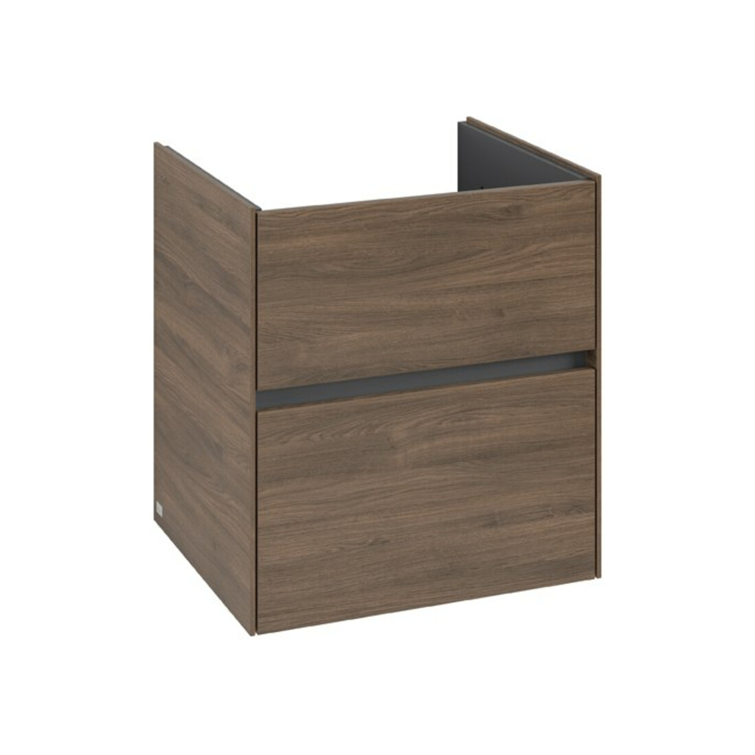 V&B Meuble sous-lavabo Collaro 56,1x61x48cm, vasque centrale, chêne Arizona
