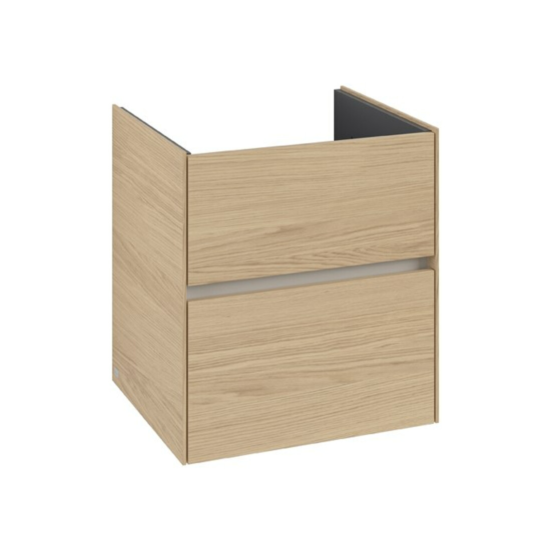 V&B Meuble sous lavabo Collaro 56,1x61x48cm, vasque centrale, chêne nordique