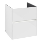 V&B Meuble sous-lavabo Collaro 56,1x61x48cm, WT mi, LED 3,9W, blanc brillant-3
