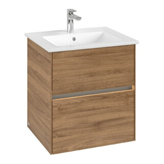 V&B Meuble sous lavabo Collaro 56,1x61x48cm, WT mi, LED 3,9W, Kan Oa