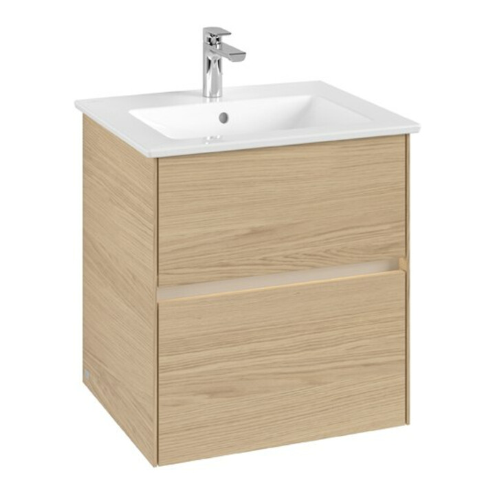 V&B Meuble sous-lavabo Collaro 56,1x61x48cm, WT mi, LED 3,9W, Nord Oa