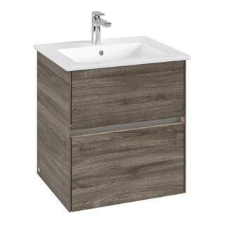 V&B Meuble sous lavabo Collaro 56,1x61x48cm, WT mi, LED 3,9W, st. Oa