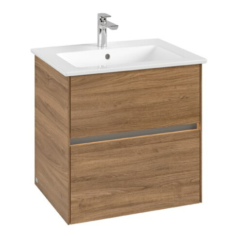 V&B Meuble sous-lavabo Collaro 61,1x61x48cm, WT mi, LED 4,2W, Kan Oa