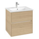 V&B Meuble sous lavabo Collaro 61,1x61x48cm, WT mi, LED 4,2W, Nord Oa-1