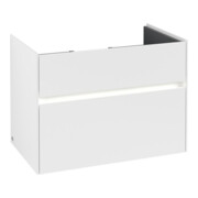 V&B Meuble sous-lavabo Collaro 75,4x54,6x44,4cm, WT mi, LED, bl. ma
