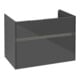 V&B Meuble sous lavabo Collaro 75,4x54,6x44,4cm, WT mi, LED, glo Gr-1