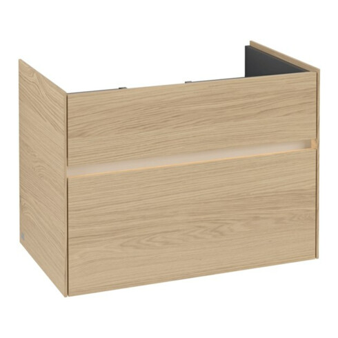 V&B Meuble sous-lavabo Collaro 75,4x54,6x44,4cm, WT mi, LED, Nord Oa