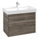V&B Meuble sous lavabo Collaro 75,4x54,6x44,4cm, WT mi, LED, st. Oa-3