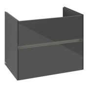 V&B Meuble sous lavabo Collaro 76,1x61x48 cm, WT mi, LED 5,5W, glo Gr-3