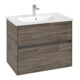 V&B Meuble sous-lavabo Collaro 76,1x61x48cm, EV centré, chêne pierre-1
