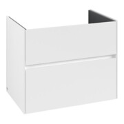 V&B Meuble sous-lavabo Collaro 76,1x61x48cm, évier centré, blanc mat-3